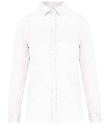 Native Spirit Ladies Washed Long Sleeve Shirt - WDW - XL